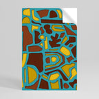 SHAPE EXTRAVAGANZA Peel and Stick Vertical Poster