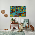 SHAPE EXTRAVAGANZA Peel and Stick Horizontal Poster