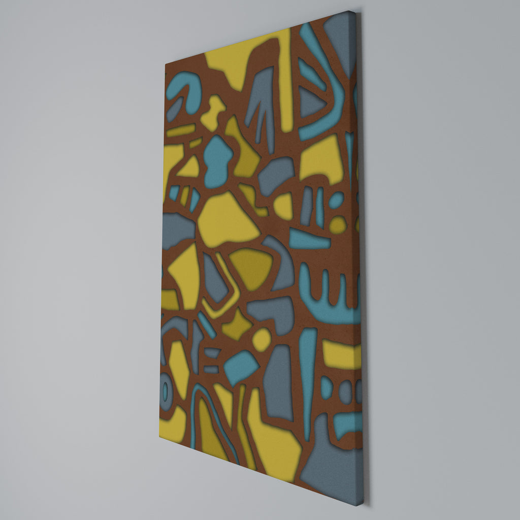 FORM SHUFFLE Quadro em tela vertical