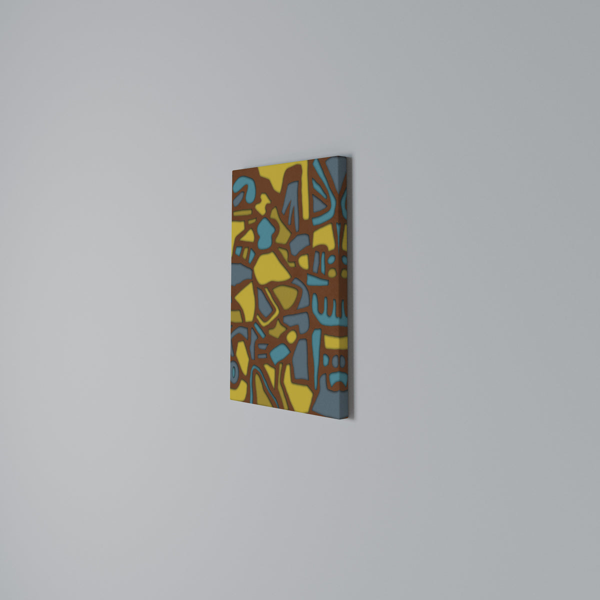 FORM SHUFFLE Quadro em tela vertical