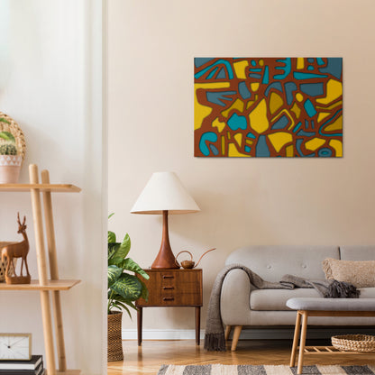FORM SHUFFLE Horizontal Canvas Print