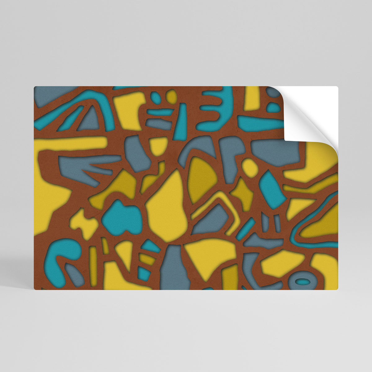 FORM SHUFFLE Póster Autocolante Horizontal