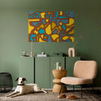 FORM SHUFFLE Peel and Stick Horizontal Poster