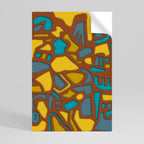 FORM SHUFFLE Poster Vertical Autocolante