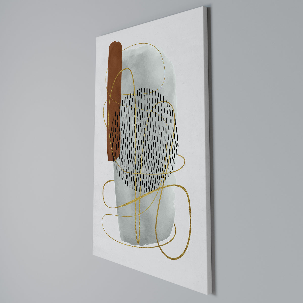 WRAPPED IN FORM Quadro em tela vertical