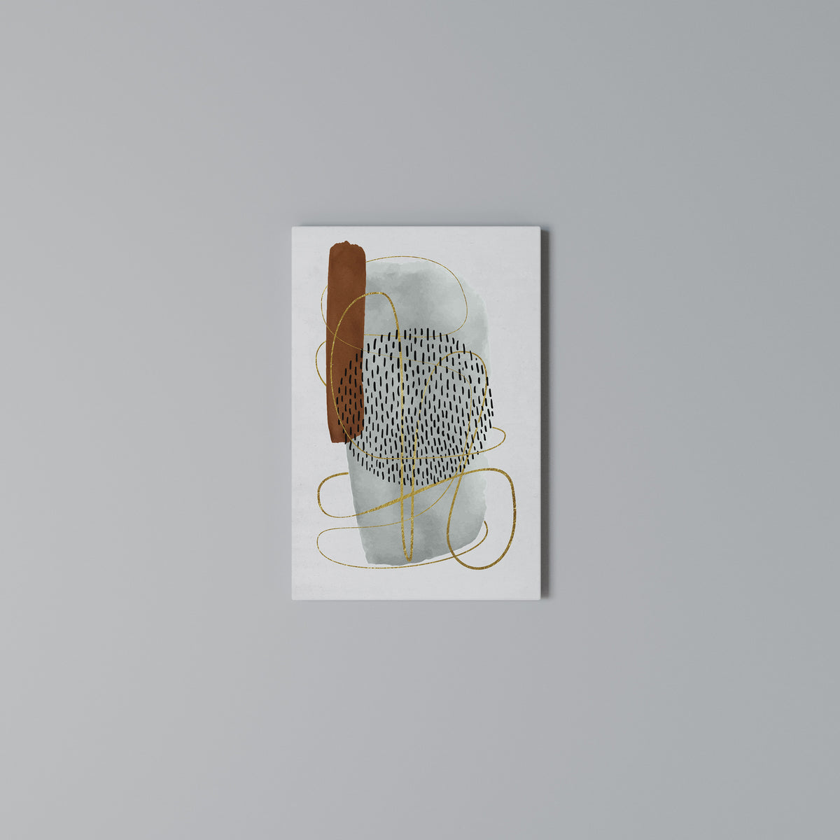 WRAPPED IN FORM Quadro em tela vertical