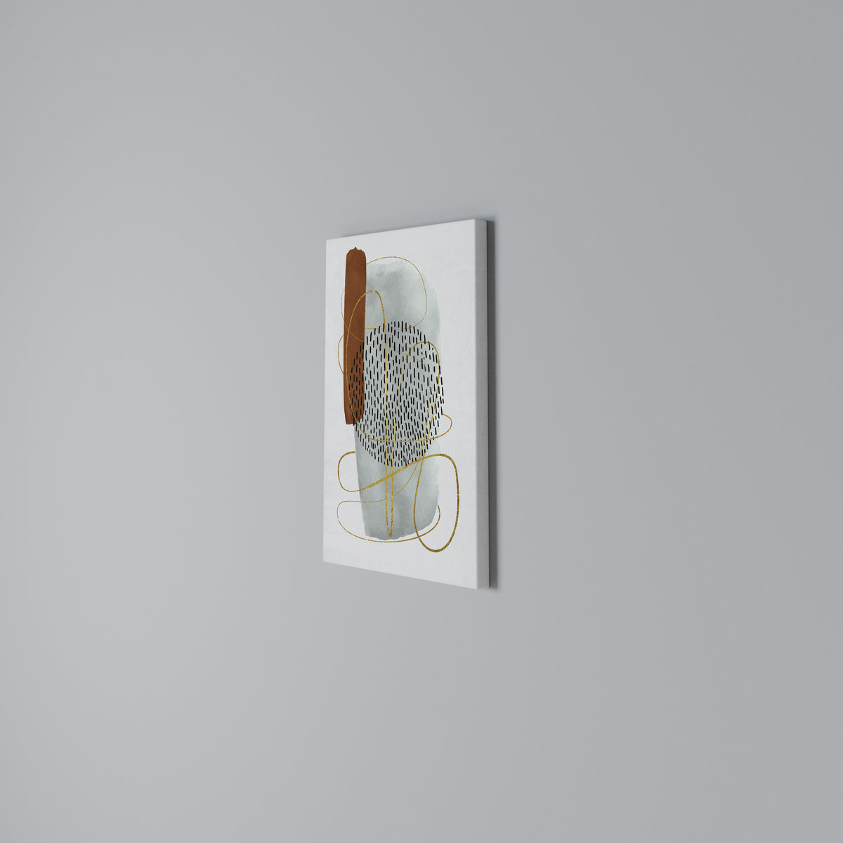 WRAPPED IN FORM Quadro em tela vertical