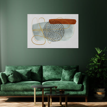 WRAPPED IN FORM Horizontal Canvas Print