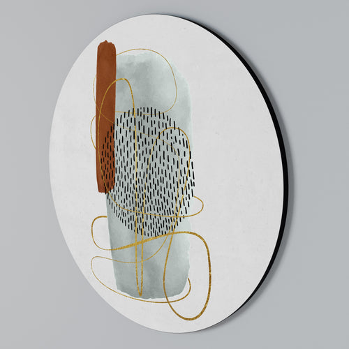 WRAPPED IN FORM Arte de Parede Redonda