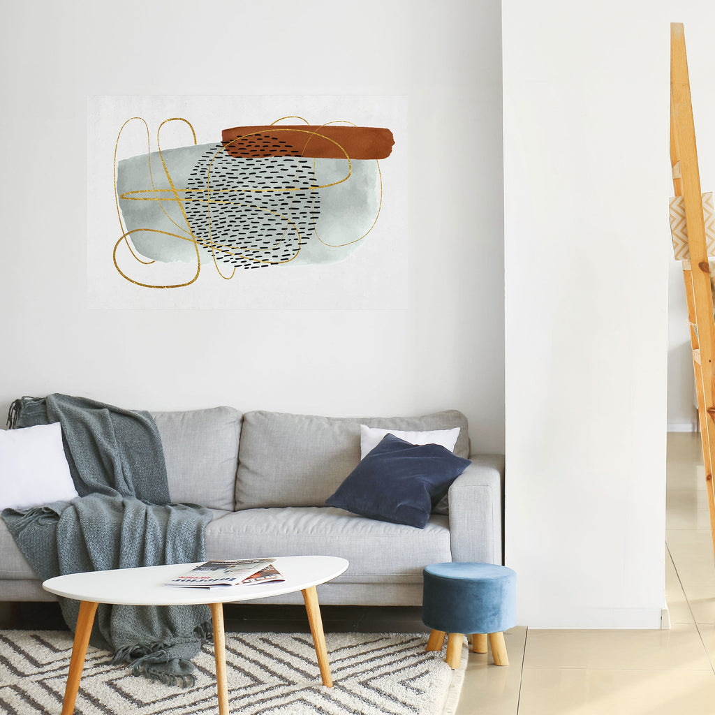 WRAPPED IN FORM Peel and Stick Horizontal Poster