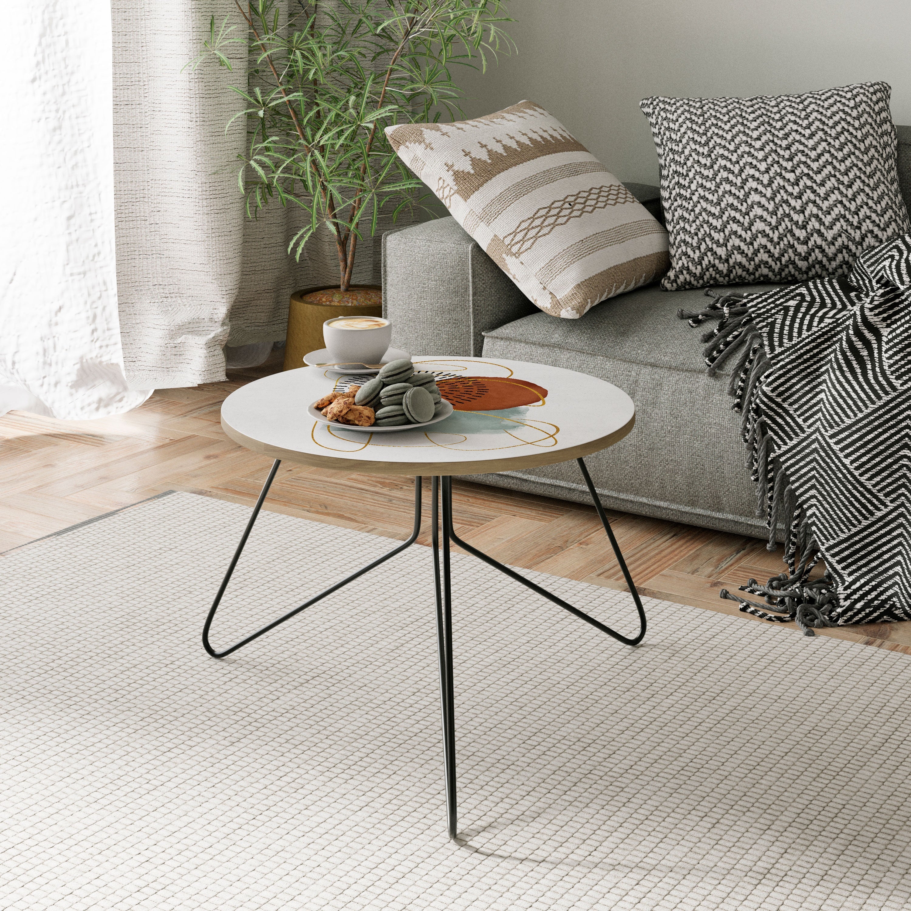 WRAPPED IN SHAPE Mesa de Centro 60