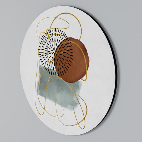 WRAPPED IN SHAPE Arte de Parede Redonda