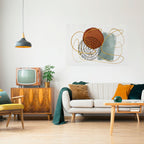 WRAPPED IN SHAPE Peel and Stick Horizontal Poster