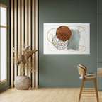 WRAPPED IN SHAPE Peel and Stick Horizontal Poster