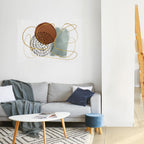 WRAPPED IN SHAPE Peel and Stick Horizontal Poster