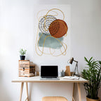 WRAPPED IN SHAPE Peel and Stick Vertical Poster