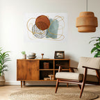 WRAPPED IN SHAPE Peel and Stick Horizontal Poster