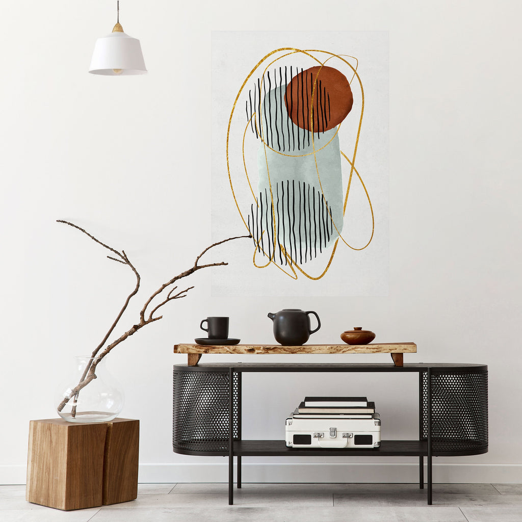 WRAPPED IN MOULD Peel and Stick Vertical Poster