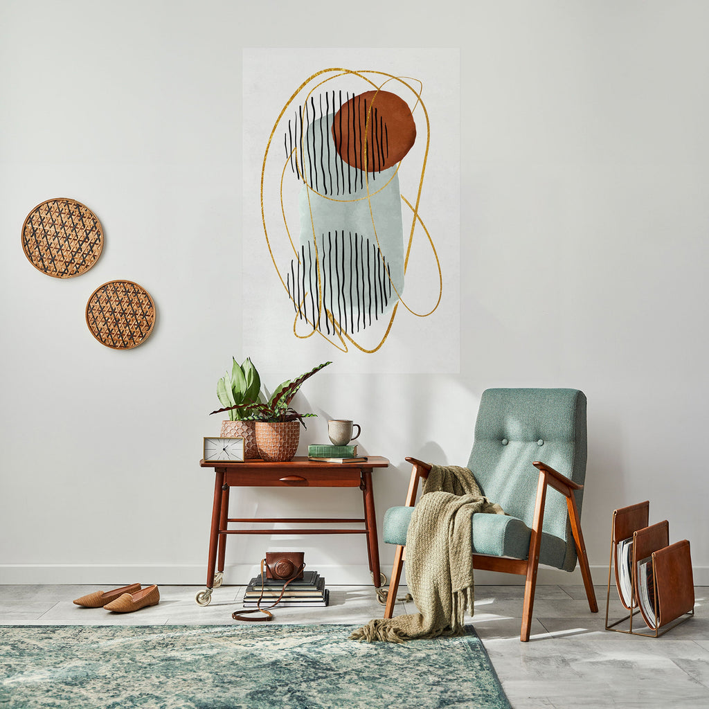 WRAPPED IN MOULD Peel and Stick Vertical Poster