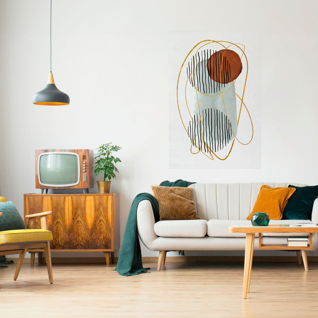 WRAPPED IN MOULD Peel and Stick Vertical Poster