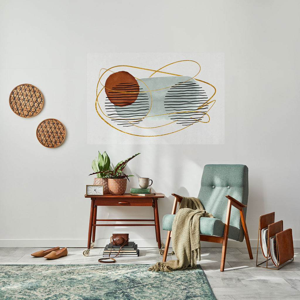 WRAPPED IN MOULD Peel and Stick Horizontal Poster