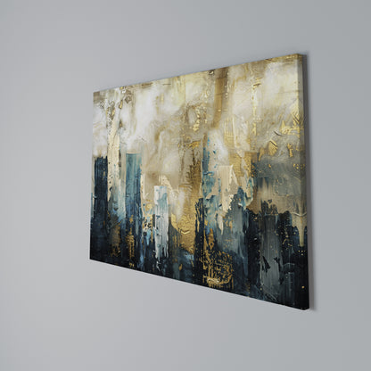 TOWN COLLAPSE Horizontal Canvas Print