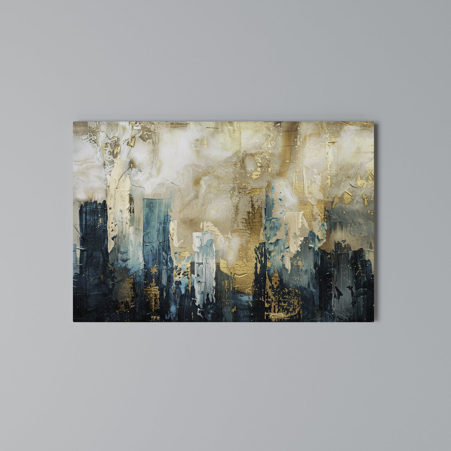 TOWN COLLAPSE Horizontal Canvas Print