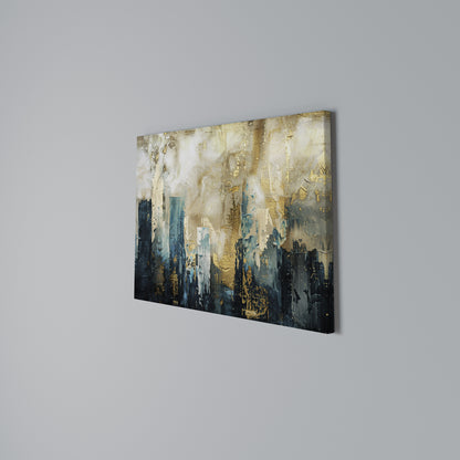 TOWN COLLAPSE Horizontal Canvas Print