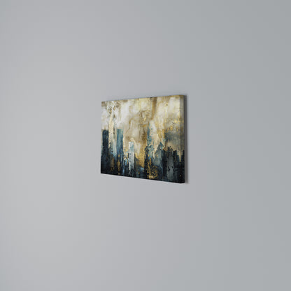TOWN COLLAPSE Horizontal Canvas Print