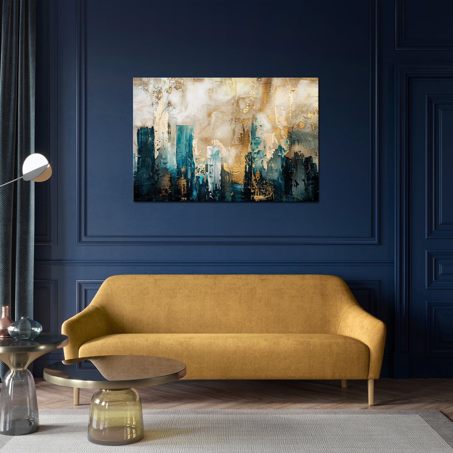 TOWN COLLAPSE Horizontal Canvas Print