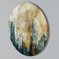 TOWN COLLAPSE Arte de Parede Redonda