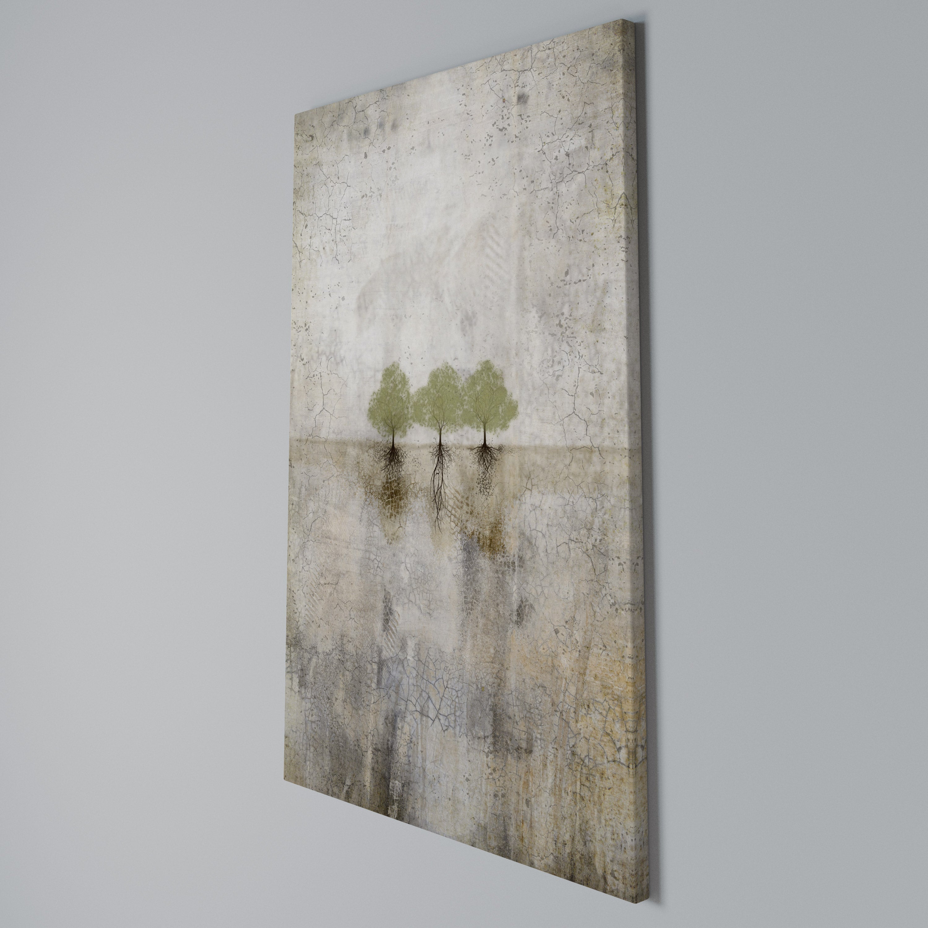 ROOTS OF TIME Vertical Canvas Print