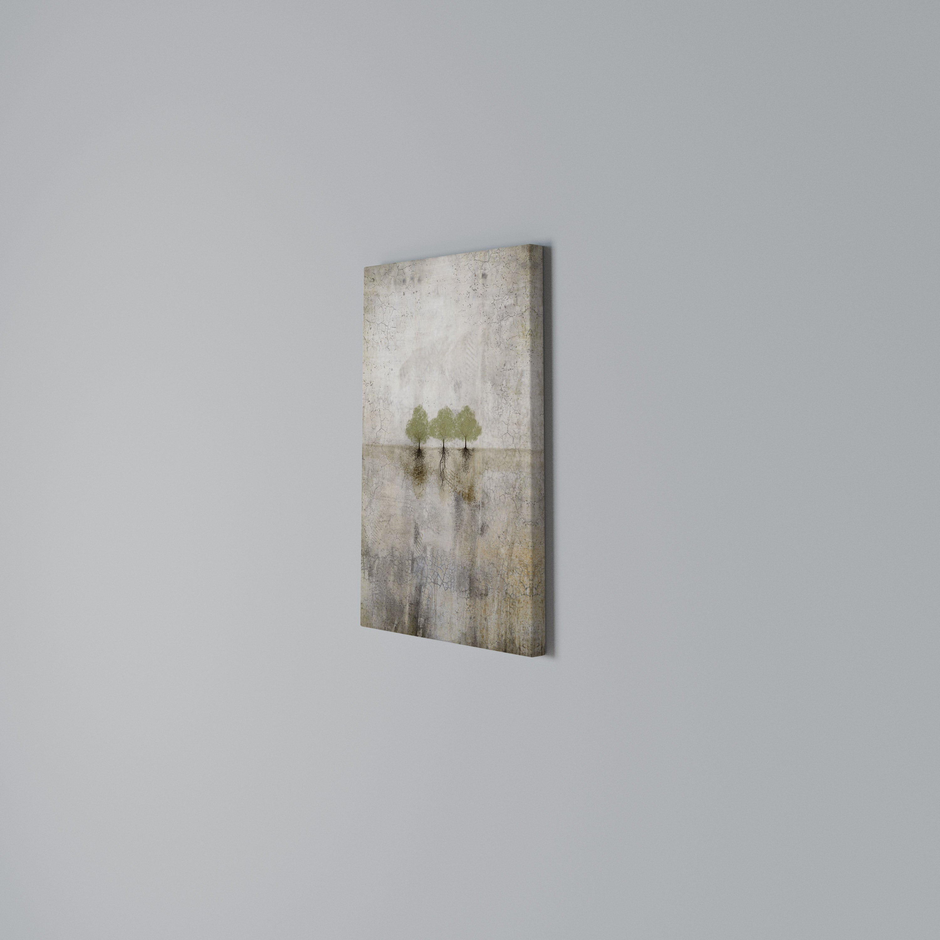 ROOTS OF TIME Vertical Canvas Print