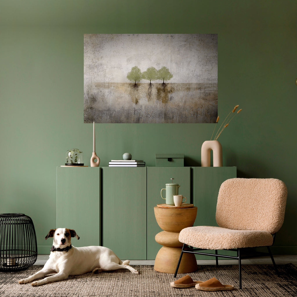 ROOTS OF TIME Peel and Stick Horizontal Poster