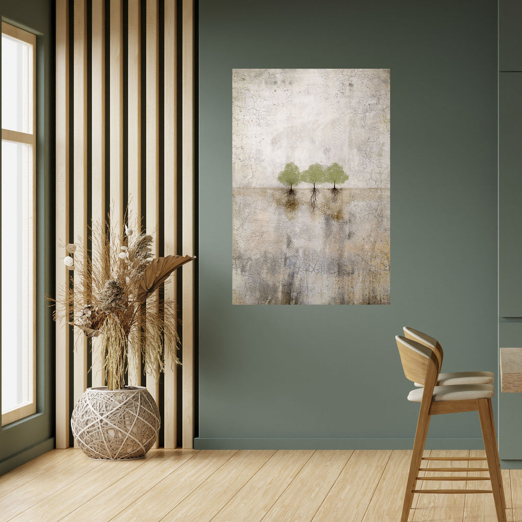 ROOTS OF TIME Peel and Stick Vertical Poster