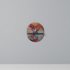 THE DEER MOUNTAIN Prateleira Oval Decorativa em Acabamento Preto