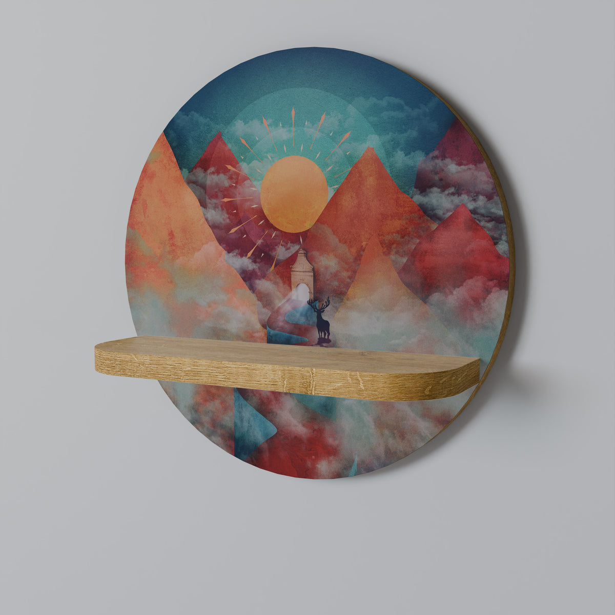 THE DEER MOUNTAIN Art Shelf