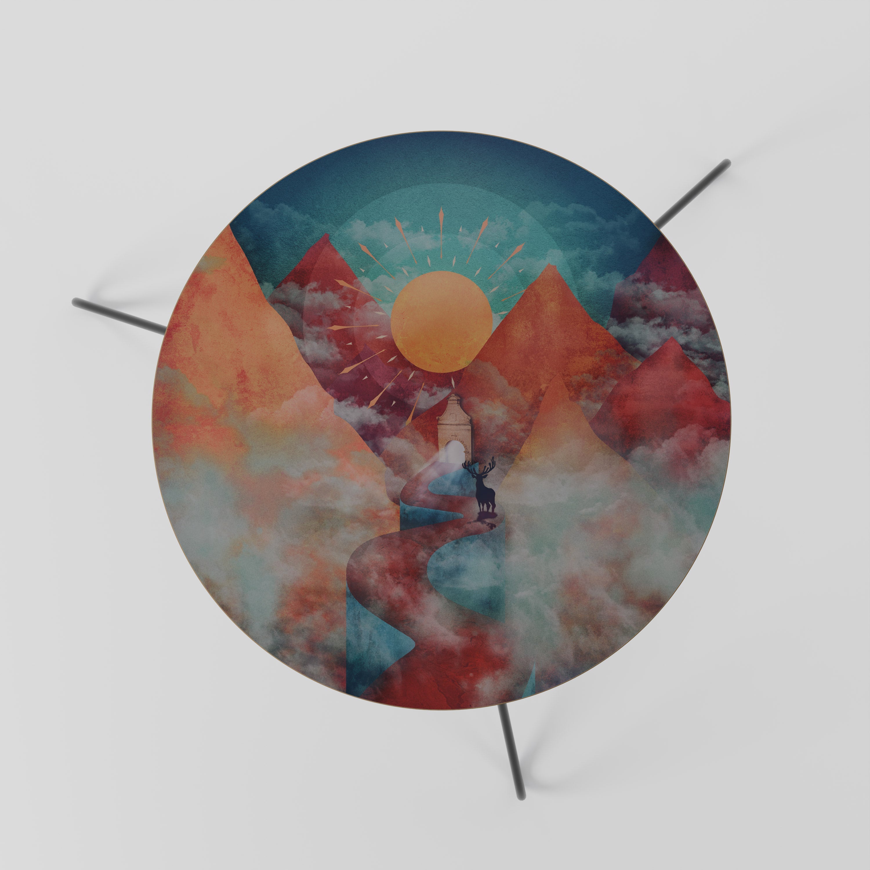 THE DEER MOUNTAIN Mesa de Centro 60