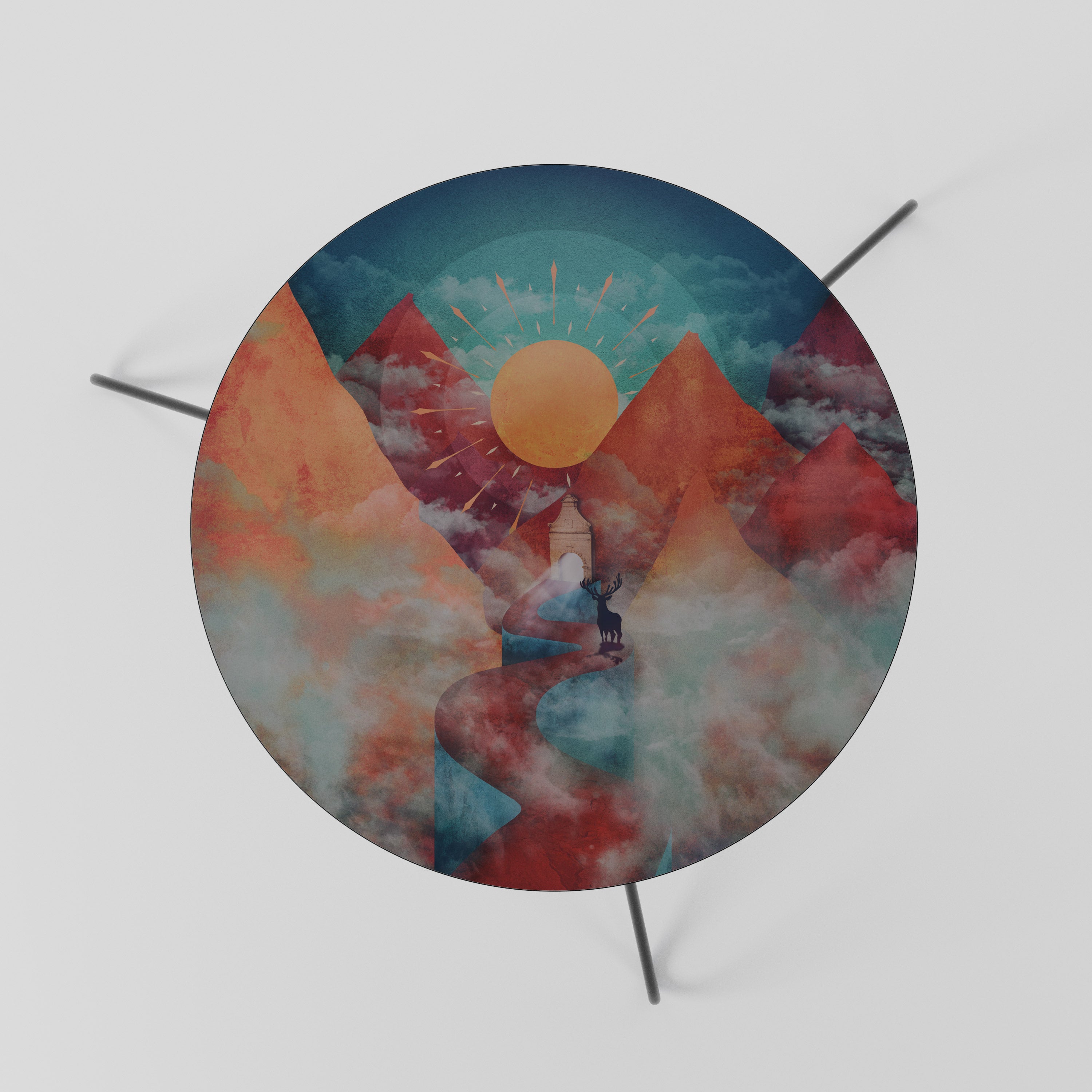 THE DEER MOUNTAIN Mesa de Centro 60