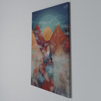 THE DEER MOUNTAIN Quadro em tela vertical