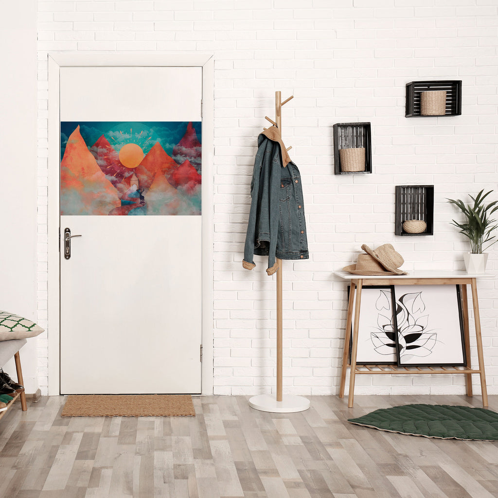 THE DEER MOUNTAIN Peel and Stick Horizontal Poster