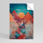 THE DEER MOUNTAIN Poster Vertical Autocolante