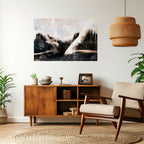 WAIST OF TIME Peel and Stick Horizontal Poster