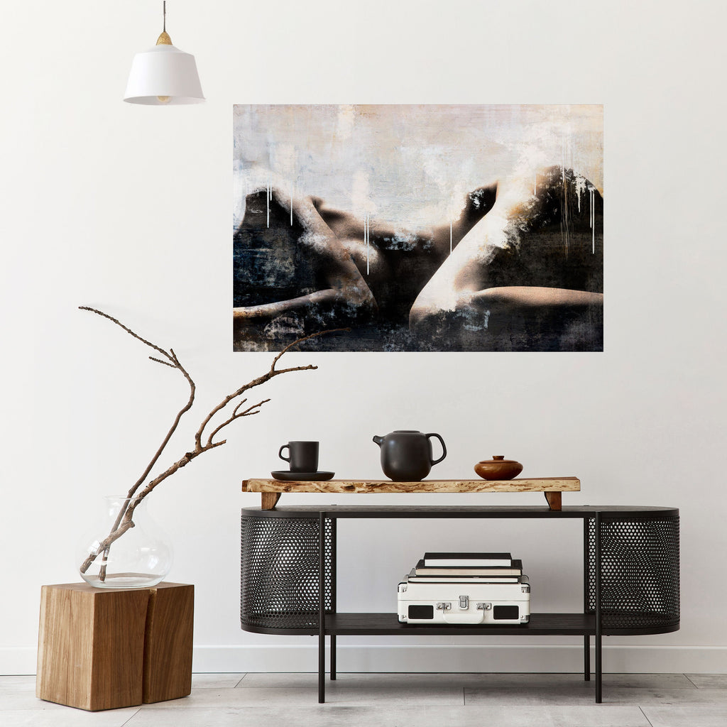 WAIST OF TIME Peel and Stick Horizontal Poster