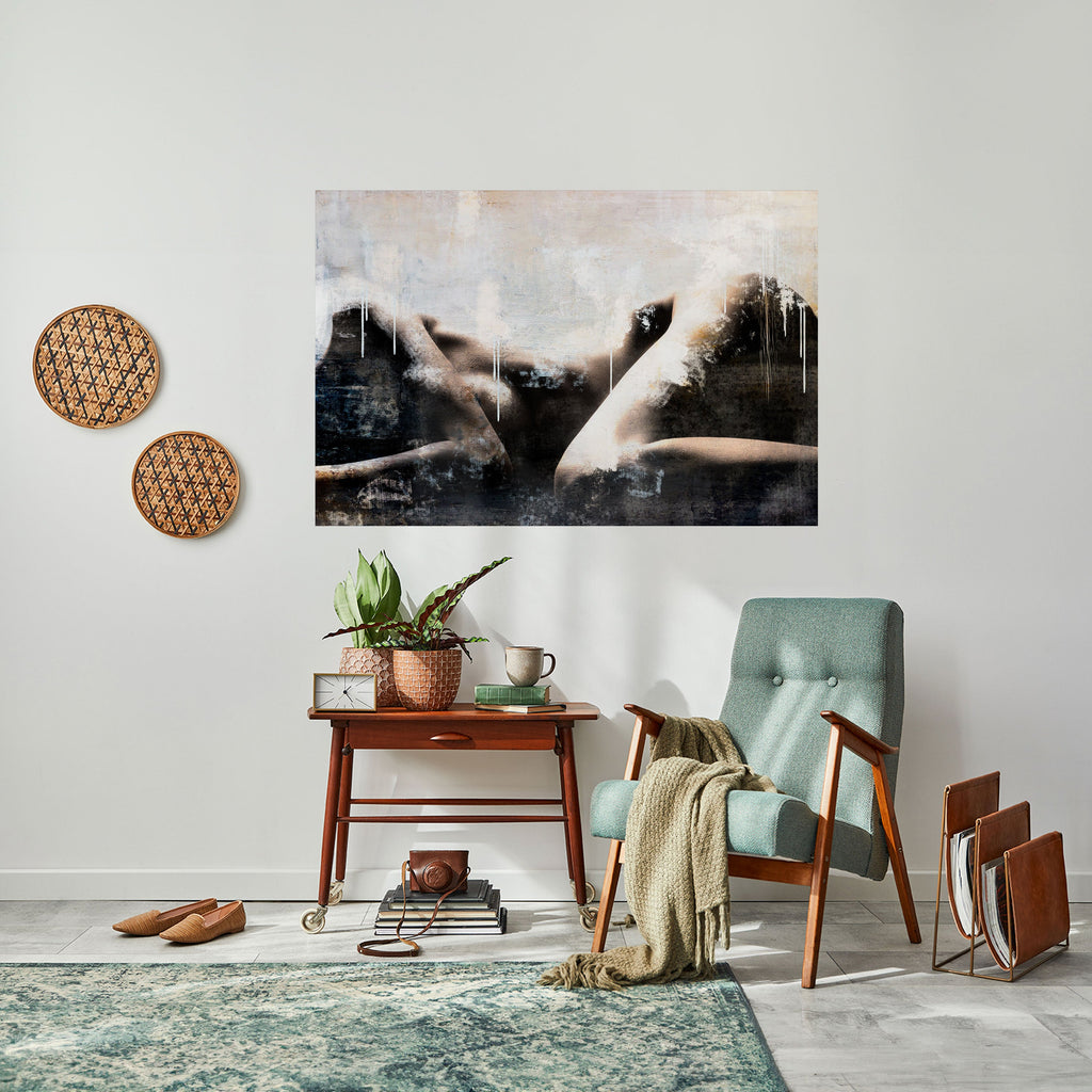 WAIST OF TIME Peel and Stick Horizontal Poster