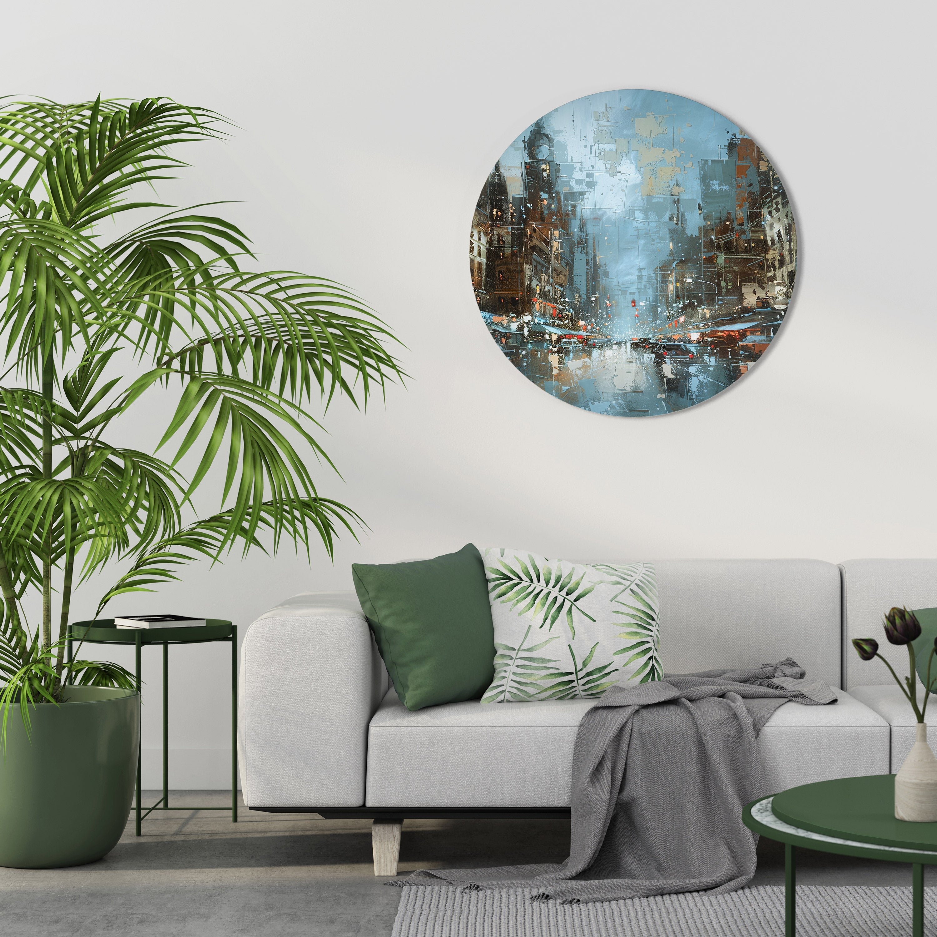 URBAN FEVER Round Wall Art