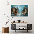 URBAN FEVER Peel and Stick Horizontal Poster