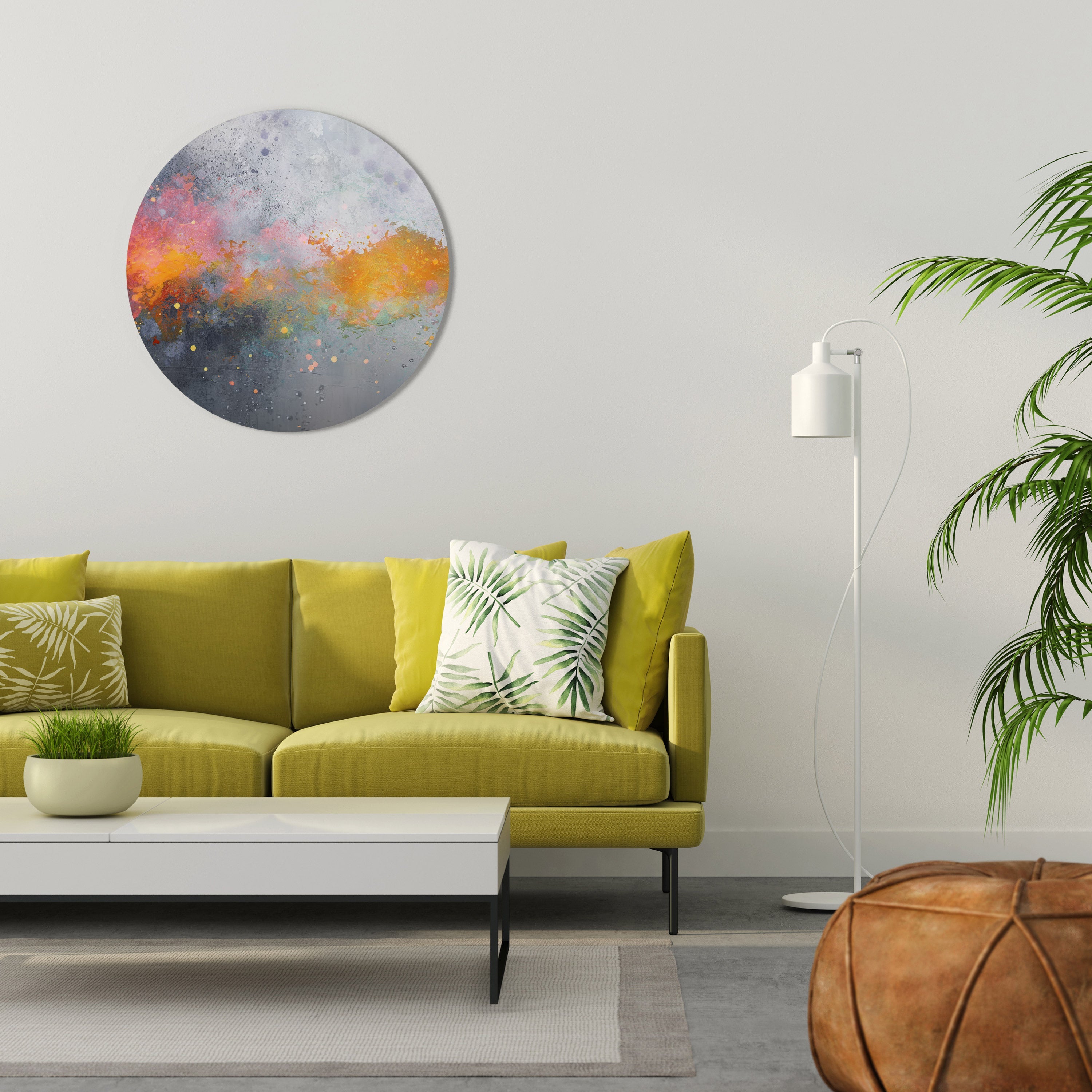 PIXY ROAD Quadro Redondo Decorativo