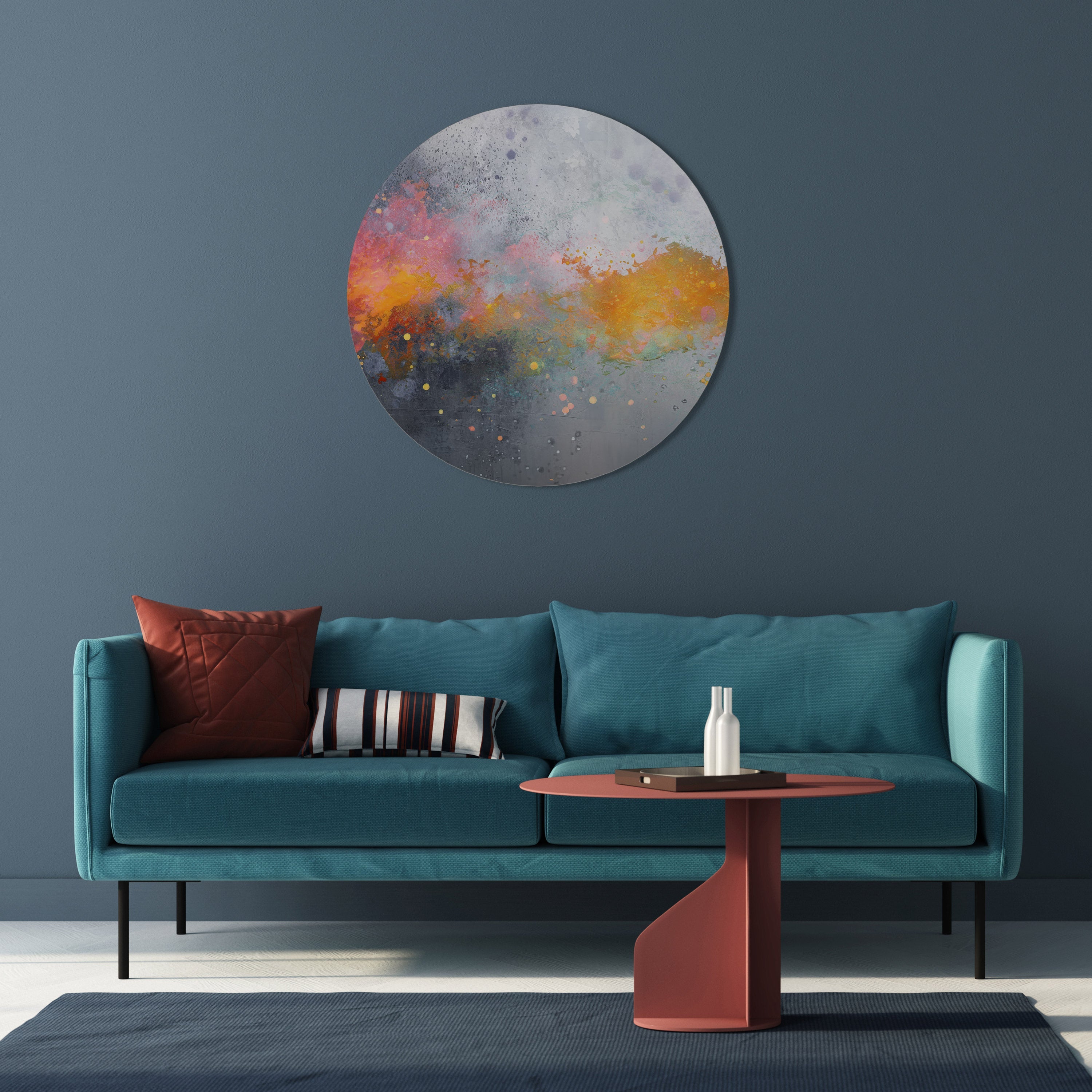 PIXY ROAD Quadro Redondo Decorativo