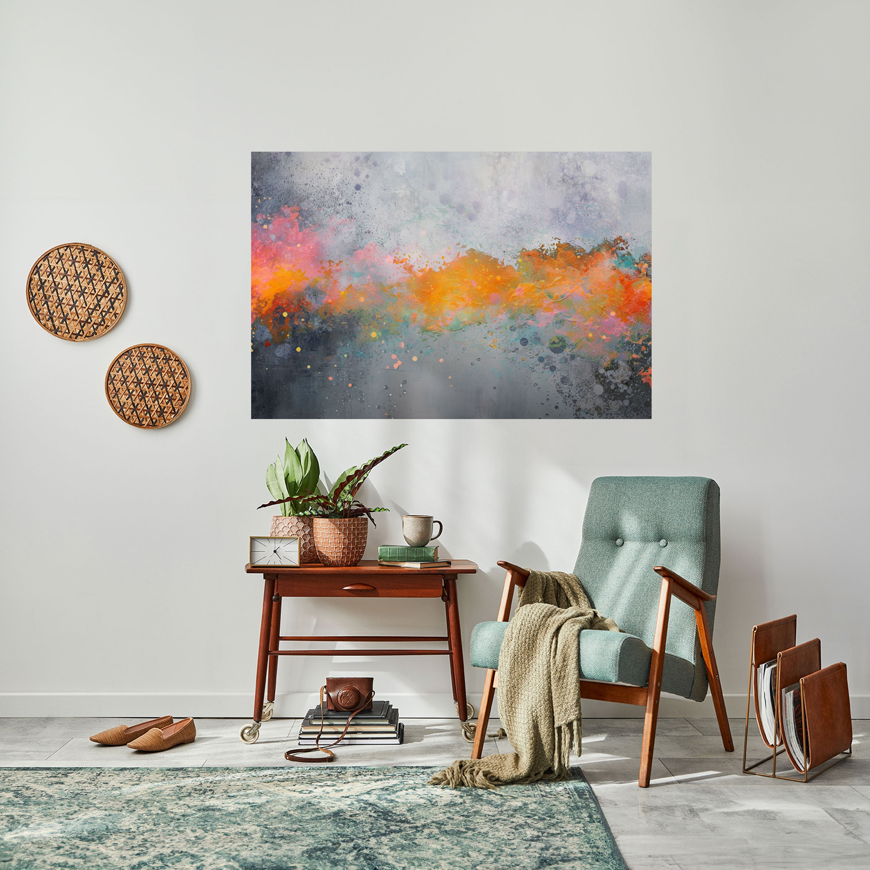 PIXY ROAD Peel and Stick Horizontal Poster